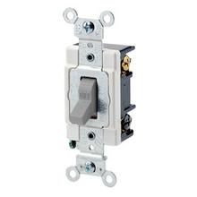 Leviton 1223-SGY - 20A 120/277V 3W-S INDUSTRIAL TOGL GY