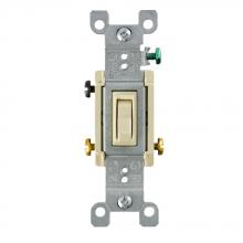 Leviton 1453-2I - 15A 120V 3-WAY TGL IVORY