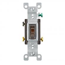 Leviton 1453-2 - 15A 120V 3-WAY TGL BROWN