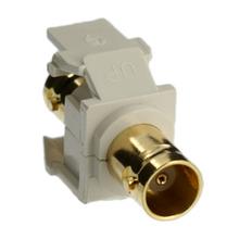 Leviton 40832-BT - COUPLER BNC GOLD PLATED LIGHT ALMOND