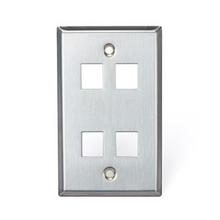 Leviton 43080-1S4 - WP 4PORT SG SS