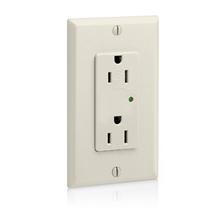 Leviton 5280-T - LA SPD DUP REC 15A125V B&S IG