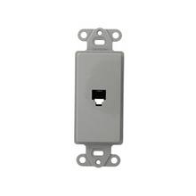 Leviton 40649-GY - INSERT DEC 6P4C GY