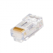 Leviton 47613-EZ6 - EZ-RJ45 CAT 6 PLUG, CLEAR, SOLD X 50 PK