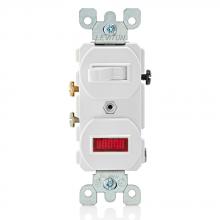 Leviton 5226-W - COMBO SW/NEON LGHT