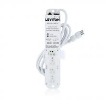 Leviton 5304M-1S7 - MED 15A SURGE 4REC 7FT