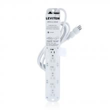 Leviton 5306M-1N7 - MED STRIP 15A 6REC 7-FT