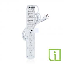 Leviton 53C6M-2S7 - 6-OUTLET 20A CM SURGE 7 CORD