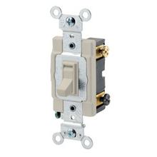 Leviton 54503-2W - 2A 120/277V FRAMED TOGGLE 3 WAY BROWN