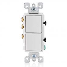 Leviton 5641-W - WH COMBI DEC SW SP/SW 3W 15A120/277VAC.