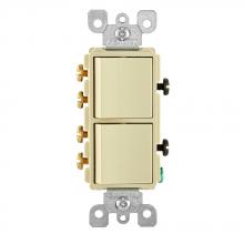 Leviton 5643-I - IV COMBI DEC 2SW 3W 15A120/277VAC.