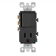 Leviton 5645-E - EB COMBI DEC SW 3W/REC 2PO 3WI 15A125V.