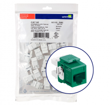 Leviton 5G110-BV5 - JACK EXTREME 5E 25PK GN