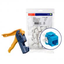 Leviton 61110-JL6 - EXTREME CAT 6 UTP JACK 150PK, BLUE