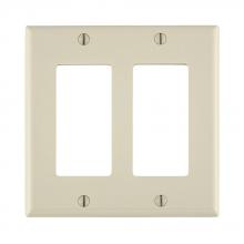 Leviton 80409-NT - 2 GANG DEC WLPLT NYLON LA
