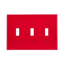 Leviton 80711-R - RD WP 3G TGL SW THERMOPL