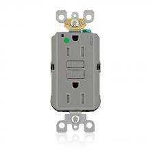 Leviton AGTR1-HGG - 15A HG AFCI GFCI RCPTL GRY