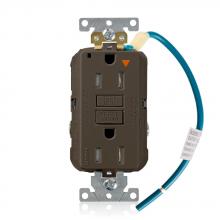 Leviton GFTR1-IG - 15A TR IG GFCI RECPT BRN