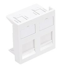 Leviton LI145-2W2 - INS 45X45 2 PORT WH