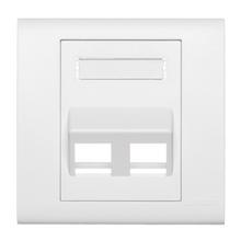 Leviton BL186-A2W - W/PLT 2PT ID ANGLD 86MM