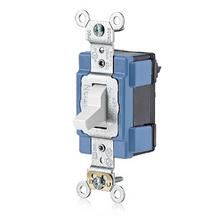 Leviton M1201-W - WH SW LARGE TGL LEV-LOK SP 15A120/277VAC