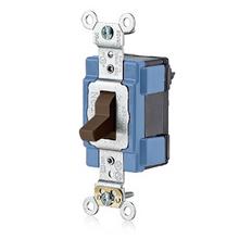 Leviton M1201 - 15A 125V LEV LOK SP TGLE BROWN