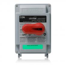 Leviton MS4X-302 - GY MAN MTRSTART TGLSW ENC 2PO 1PH30A600V.