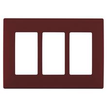 Leviton REWP3-DG - RENU 3 GANG WLPLT DEEP GARNET
