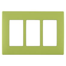 Leviton REWP3-GS - RENU 3 GANG WLPLT GRANNY SMITH APPLE