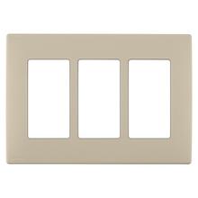 Leviton REWP3-NS - RENU 3 GANG WLPLT NAVAJO SAND
