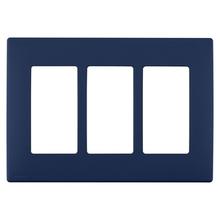 Leviton REWP3-RN - RENU 3 GANG WLPLTRICH NAVY
