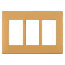 Leviton REWP3-TC - RENU 3 GANG WLPLT TOASTED COCONUT