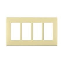 Leviton REWP4-CS - RENU 4 GANG WLPLT CORN SILK