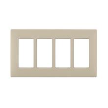 Leviton REWP4-NS - RENU 4 GANG WLPLT NAVAJO SAND