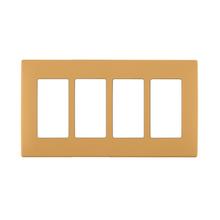 Leviton REWP4-TC - RENU 4 GANG WLPLT TOASTED COCONUT