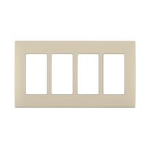 Leviton REWP4-WG - RENU 4 GANG WPLT WHISPERING WHEAT