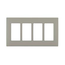 Leviton REWP4-WS - RENU 4 GANG WPLT WOOD SMOKE