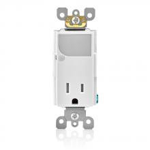 Leviton T6525-W - DECORA TR OUTLET & LED