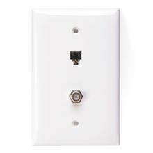 Leviton 40539-CMW - WP MID 6P4C F WH