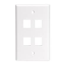 Leviton 41080-4WL - WP 4PORT SG EXT WH