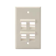 Leviton 41081-4TP - 4PORT AGL QP WP LA