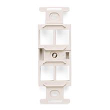 Leviton 41087-QTP - 4PORT QP DUPLEX 106 STRAP LA