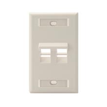 Leviton 42081-2TS - WP 2PORT SG ANG ID LA