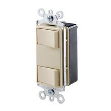 Leviton 1754-T - 2 SW COMBO/ROCKER ST