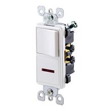 Leviton 5626-W - 15A 120V DEC SW AND PILOT LIGHT WHITE