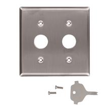 Leviton 84072-40 - 2G SS KEY LCK PL