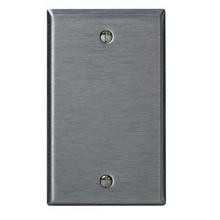 Leviton SSJ13-40 - 1G SS METAL WP SATIN 302 BLANK