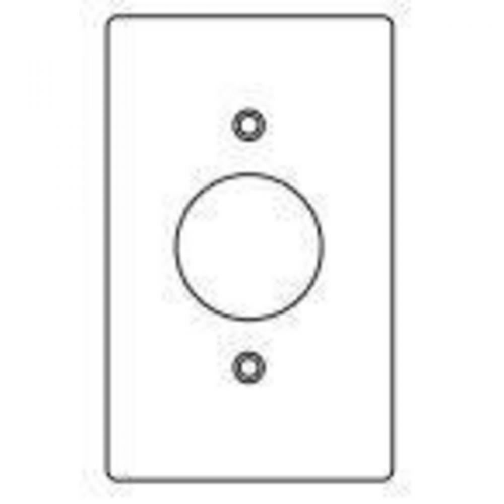 CVR, 1GANG 1-13/32" RND N/COAT