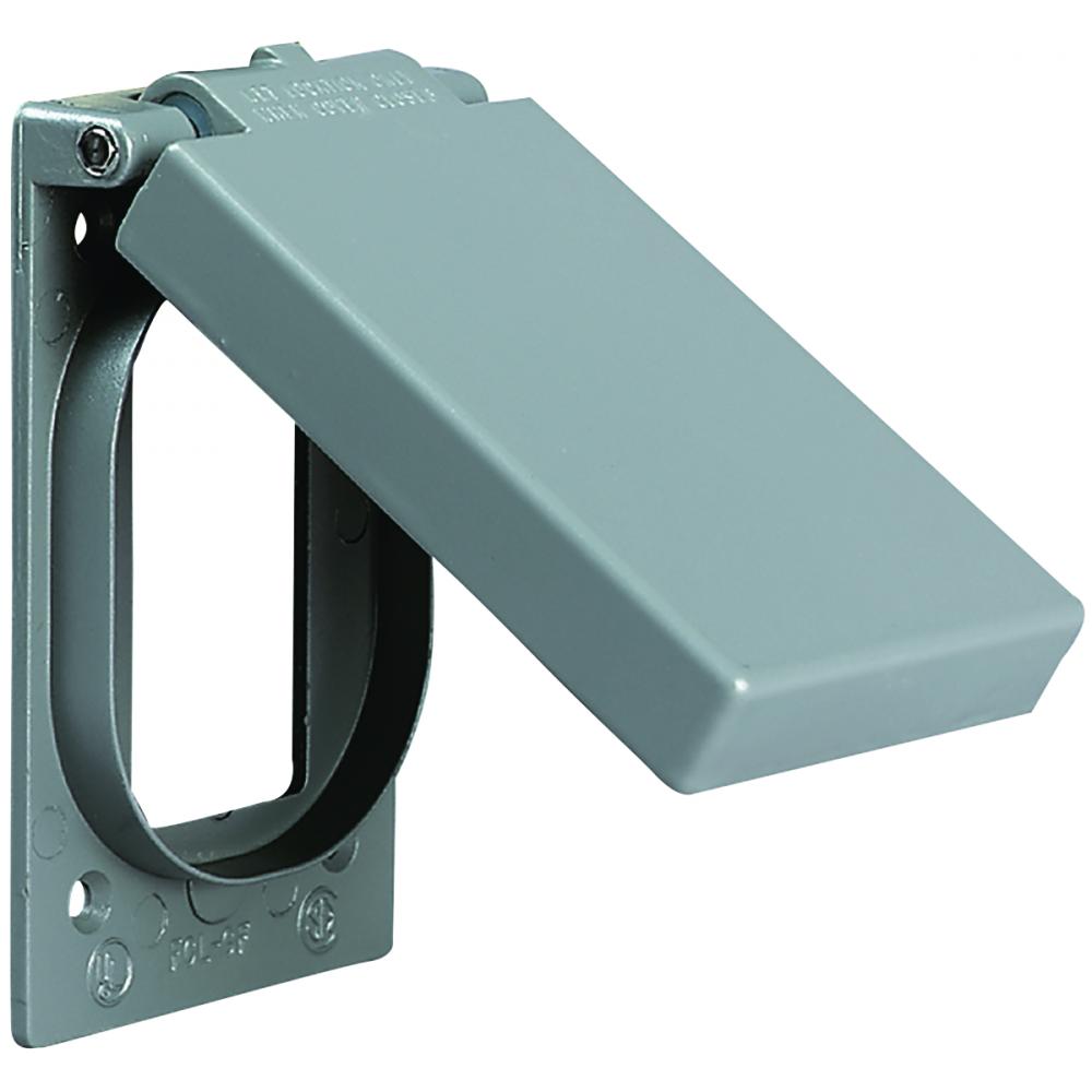 GFI RECPT COVER W/GASKET