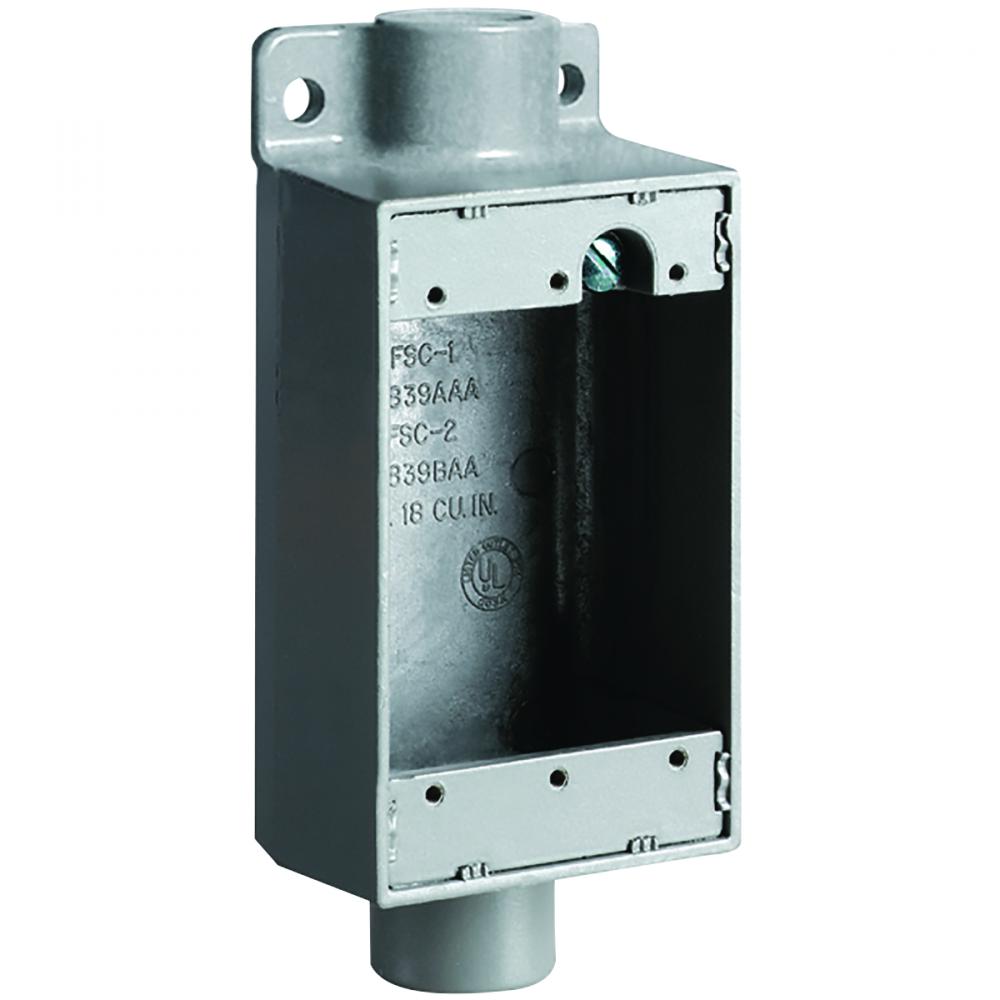 FSC 3/4" AL SHALL DEV BOX